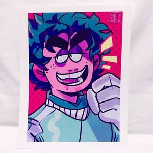 Izuku Midoriya Deku BNHA Print